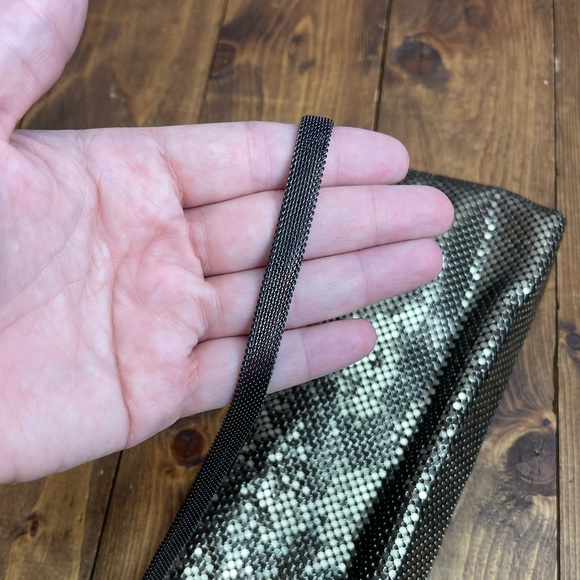 Whiting & Davis Metallic metal mesh evening bag - Picture 7 of 9